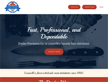 Tablet Screenshot of drydenprovidin.com